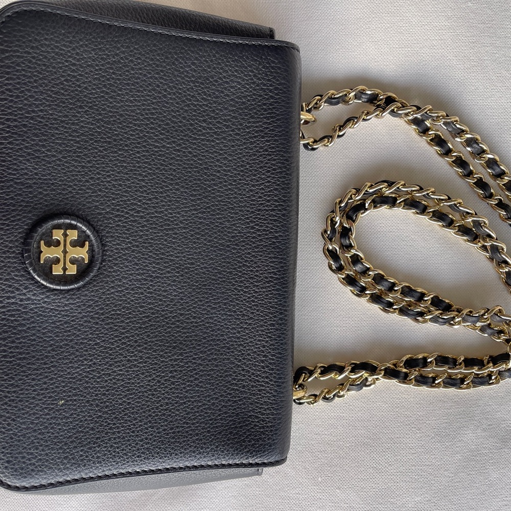 Tory Burch Black Leather Crossbody Bag